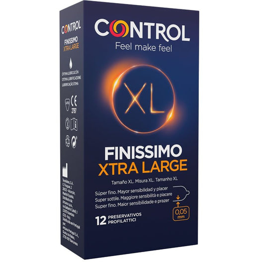 PRESERVATIVOS CONTROL FINISSIMO XL  12 UNIDADES
