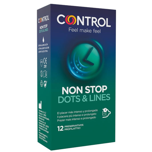 PRESERVATIVO CONTROL NONSTOP 12 UNITS
