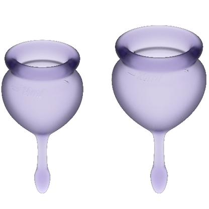 COPO MENSTRUAL FEEL GOOD ROXO 15 + 20 ML