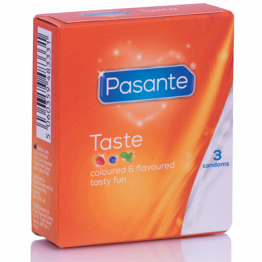 PRESERVATIVOS PASANTE SABORES 3 UNIDADES