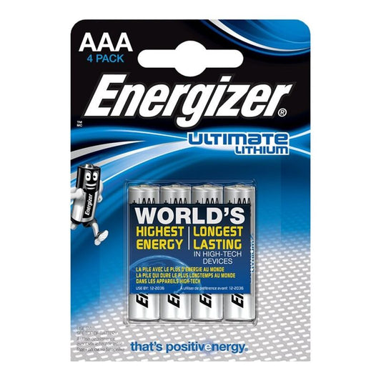 ULTIMATE LÍTIO AAA L92 LR03 1,5V *4