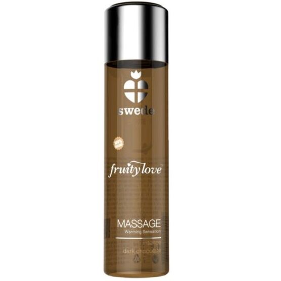 SWEDE FRUITY LOVE EFEITO DE AQUECIMENTO ÓLEO DE MASSAGEM INTENSO CHOCOLATE ESCURO 60 ML.