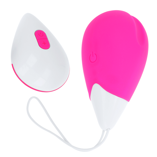 OVO VIBRANTE 10 MODOS ROSA E BRANCO
